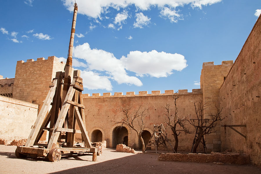 Jerusalem   filmset from Kingdom of Heaven near Ouarzazate   Morocco